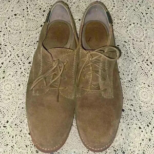 G.H. Bass & Co. Brown Suede Flats